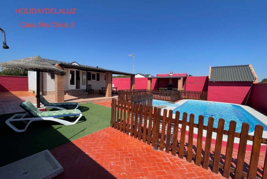 Casa Mis Chica 2 -  holiday house in Roche Viejo/Conil de la Frontera for rent - house - pool - garden