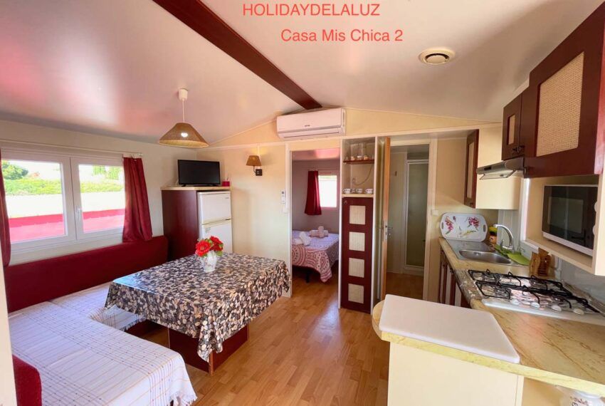 Casa Mis Chica 2 -  holiday house in Roche Viejo/Conil de la Frontera for rent - living room - view to the bedroom 1