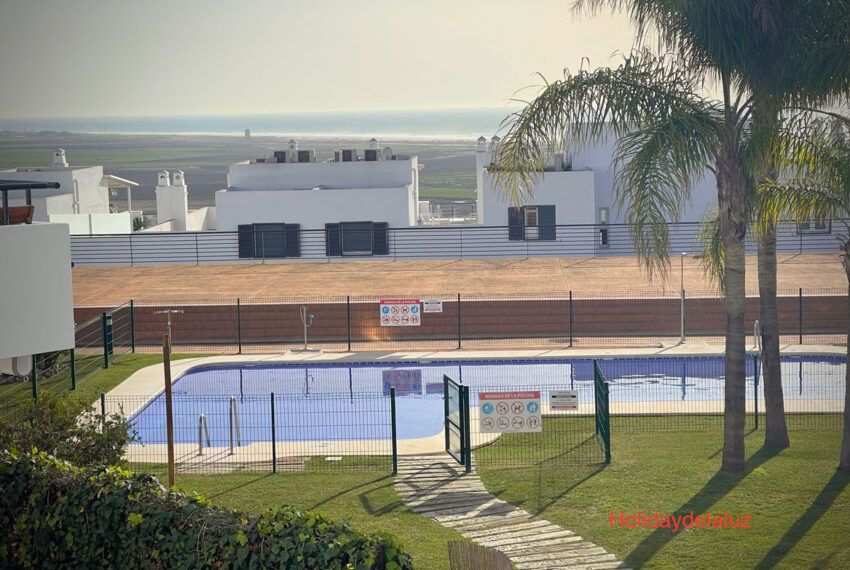 Apartment Miguel - apartment in Conil de la Frontera for rent - Holidaydelaluz - overlooking the community pool + Atlantic Ocean