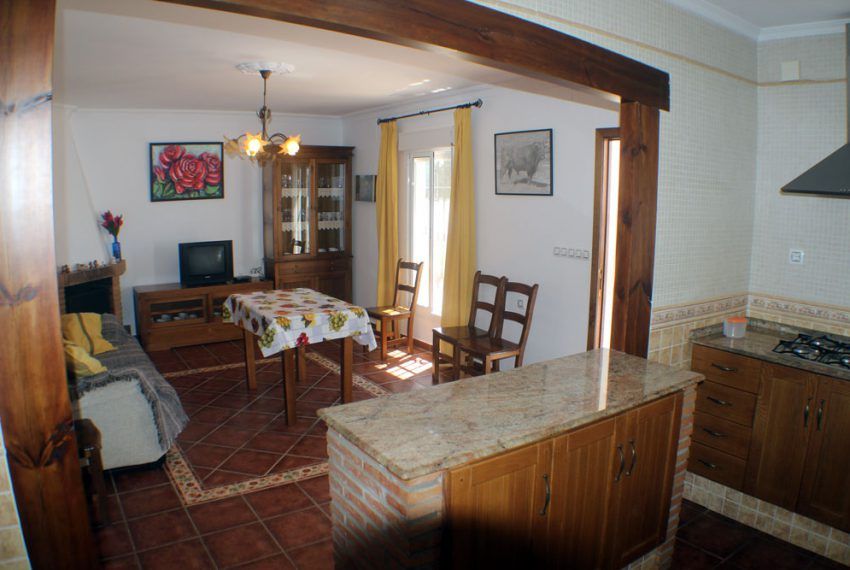 Villa Roma - Holiday house in Roche Viejo for rent - kitchen - living room