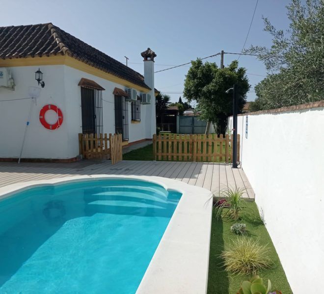 Casa Villa Nueva No.1 - Holiday house in El Colorado for rent - pool - house - Vermietung Ferienhäuser - Rental in Cadiz - Alquiler Vacacional en Cadiz