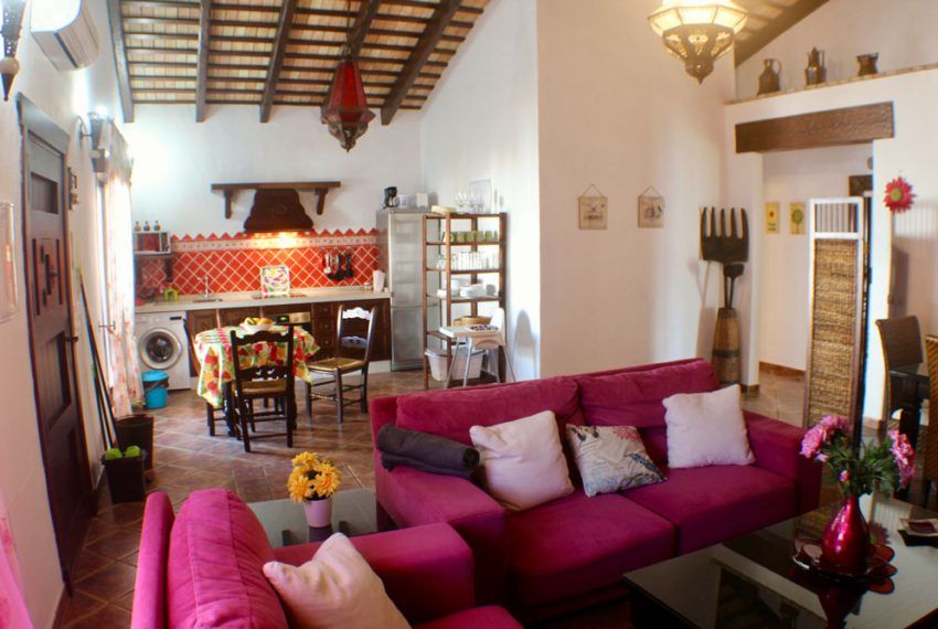 Casa Roció - Holiday home in Roche Viejo for rent - living room - kitchen