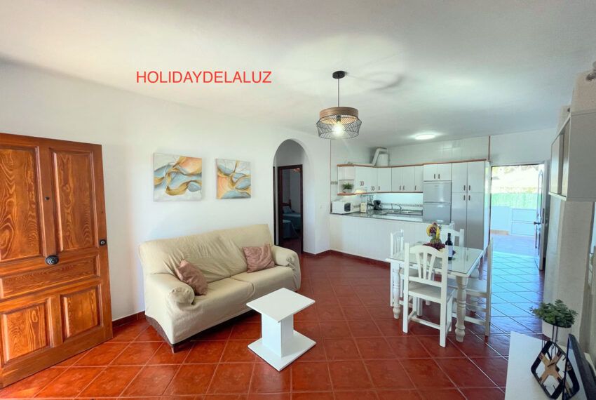 Casa Pepe - Holiday home in Fuente del Gallo for rent - living room - kitchen - dining area