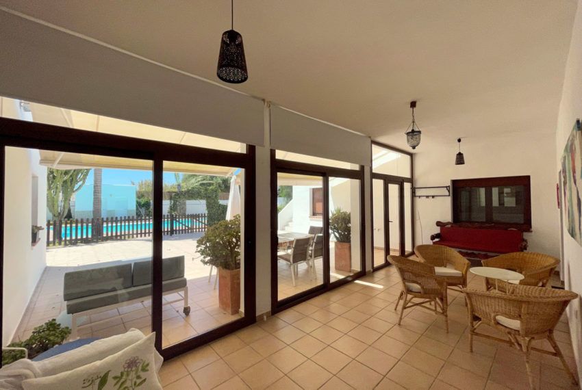 El Alamo - Holiday house in El Palmar for rent - inside terrace