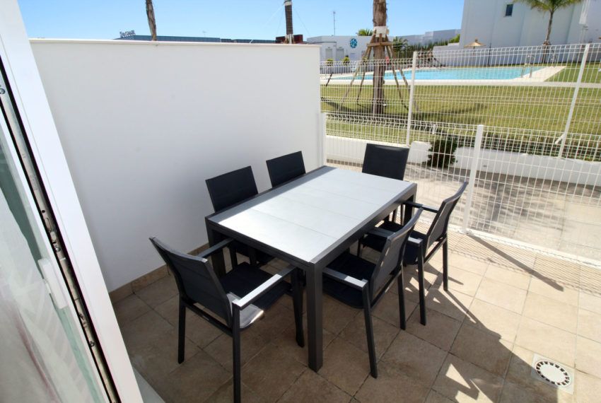 Casa Idoia - Selecta Costa Conil - Ferienhaus in Conil de la Frontera mieten - Terrasse mit Blick auf den Pool