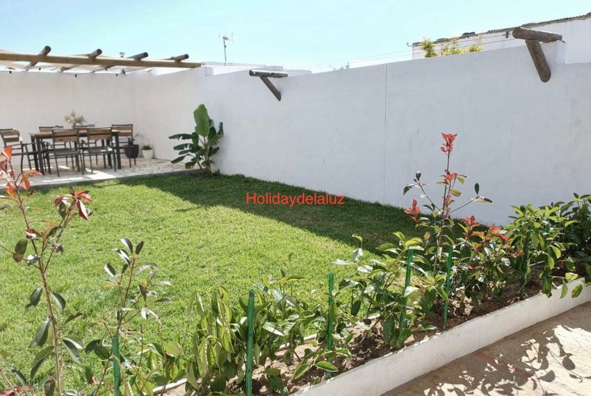 Casa Oliva mieten in Conil de la Frontera/Bellavista - Garten - Essbereich - Terrasse