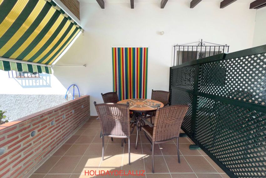 Ferienwohnung Pepi - Ferienwohnung in Dehesa de la Villa - Conil - mieten - Ferienwohnung - Terrasse - Eingang