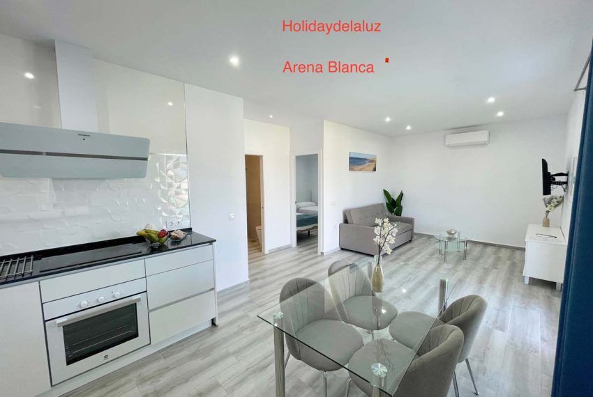 Ferienhaus Casa Arena Blanca - Ferienhaus mieten in El Colorado - Holidaydelaluz - Wohnzimmer - Essbereich